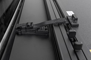 Ford F-350 Super Duty Hard Tri-Fold Flip Up Bed Cover - Rough Country - '17-'24